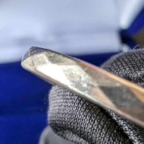 British Vintage Jewelry Plain Sterling Silver Ring